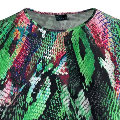 Sharon Swim Top: Crazy Snake