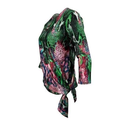 Sharon Swim Top: Crazy Snake
