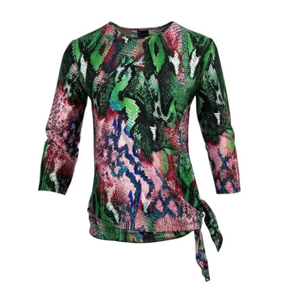Sharon Swim Top: Crazy Snake