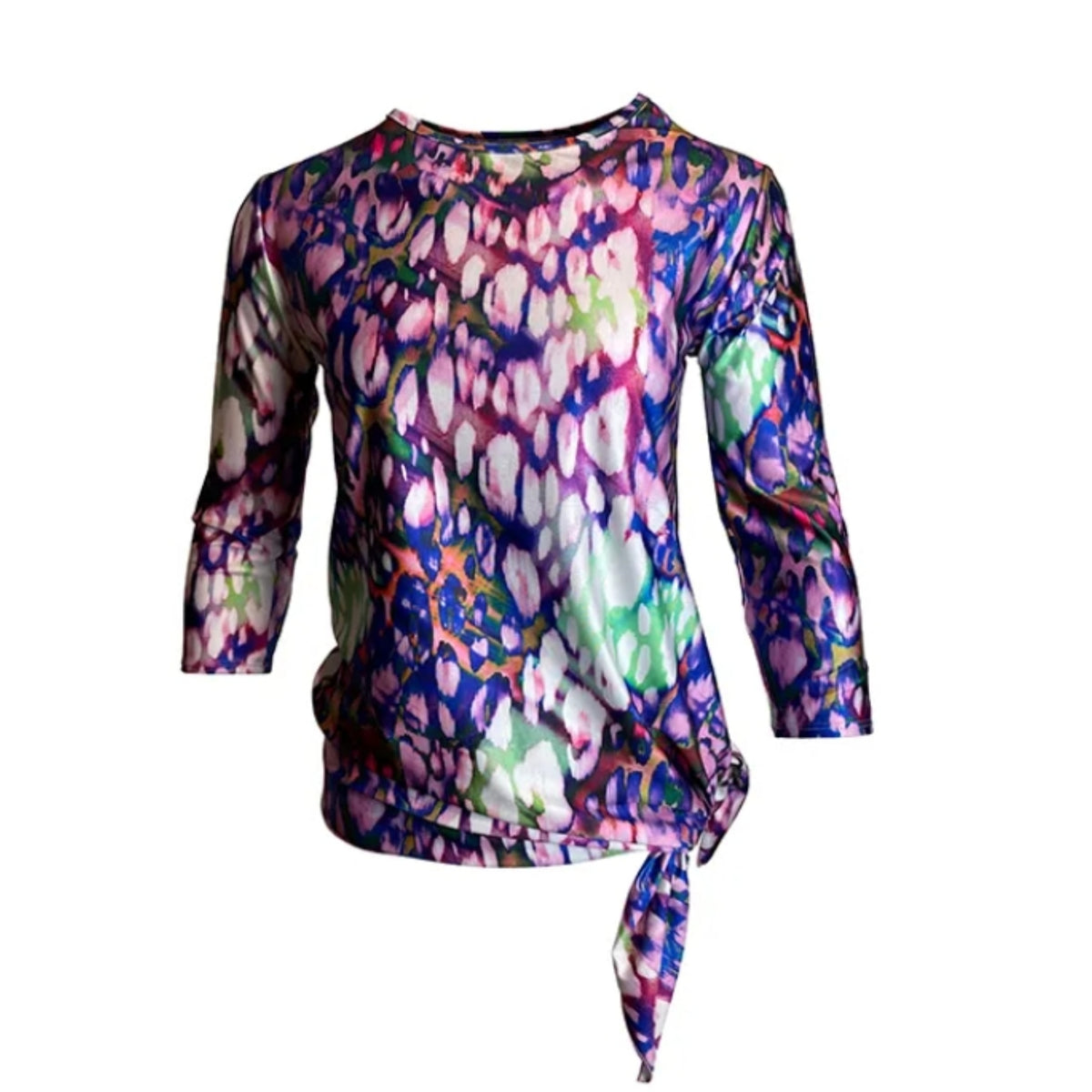 Sharon Swim Top: Watercolor