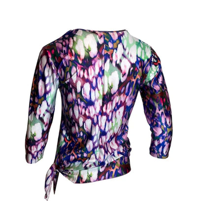 Sharon Swim Top: Watercolor