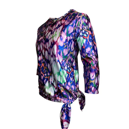 Sharon Swim Top: Watercolor