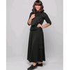 Twist Hem Shirt: Black