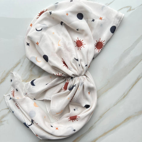 Celestial Pre-Tied Headscarf by Valeri