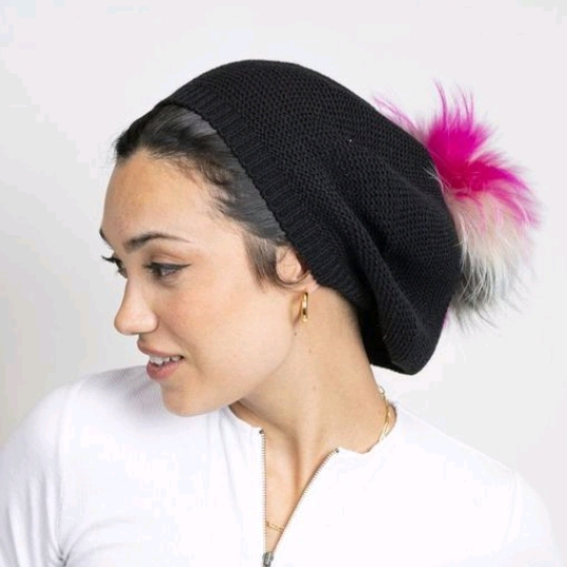 Lightweight Valeri Pom Berets - The Mimi Boutique
