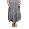 Tiered Smokey Midi Skirt by Ivee