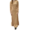 Metallic Mini Star Skirt: Peach/GOLD by Ivee
