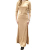 Metallic Mini Star Skirt: Peach/GOLD by Ivee