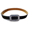 Rectangle Diamond Buckle Belt