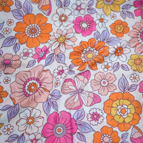 Whimsical Floral Tichel by Nicsessories