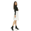 Simone Knit Pleated Skirt 25" Winter White