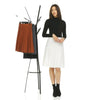 Simone Knit Pleated Skirt 25" Winter White
