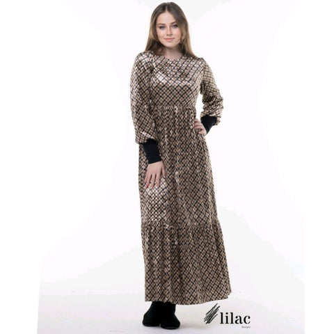 Houndstooth Maxi by Lilac