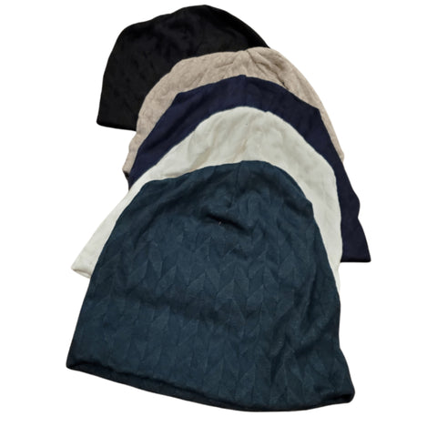 Herringbone Knit Beanies by Dacee