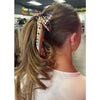Houndstooth Silk Print Pony With Tails by Dacee