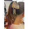 Houndstooth Silk Print Pony With Tails by Dacee