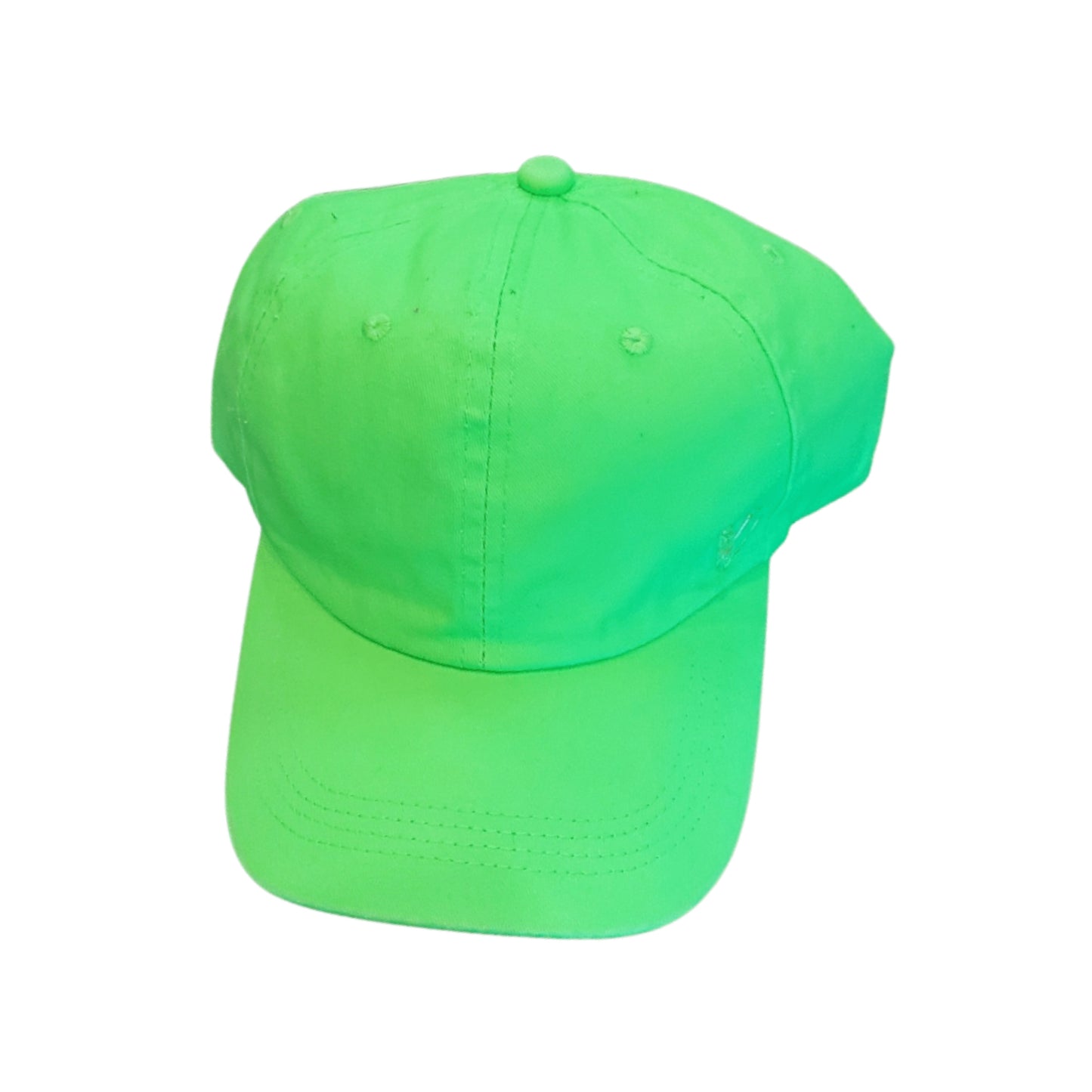 Neon Denim Baseball Cap by Valeri