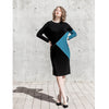 Sato Dress Teal/Black