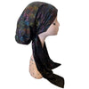Chevron Atifa Metallic Pre-Tied Headscarf