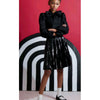 Pleather Pleated Skirt by Paisley