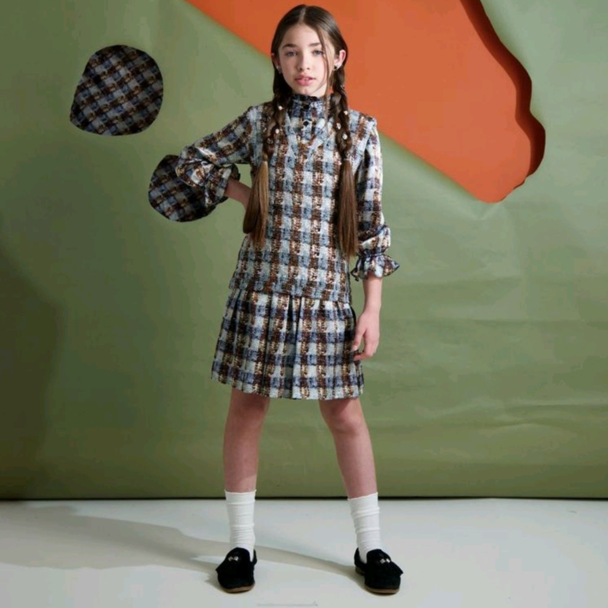 Checkered 2 piece clearance outfit