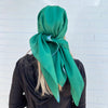 Kellie Green Solid Headscarf by Valeri
