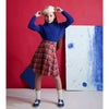 Royal Blue Ribbed Knit Sweater by Paisley