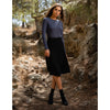 Black Stretch Kiki Skirt by Daniella Faye
