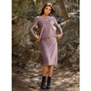 Purpley/Grey Velour Set by Daniella Faye