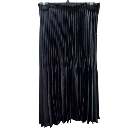 Satin Tulip Pleated Skirt by Sam