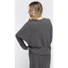Charcoal Sweatshirt Dolman Top by KMW