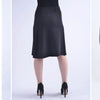 Black Casual Aline Skirt by KMW