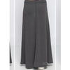 Fleece Maxi Skirt: Charcoal