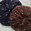 Estelle Star Cable Beret by Valeri