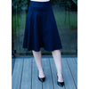 Circle Skirt Navy By KMW: 25"