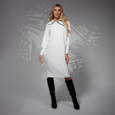Betsey Dress: Ivory