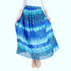 Lurex Blue Midi Skirt