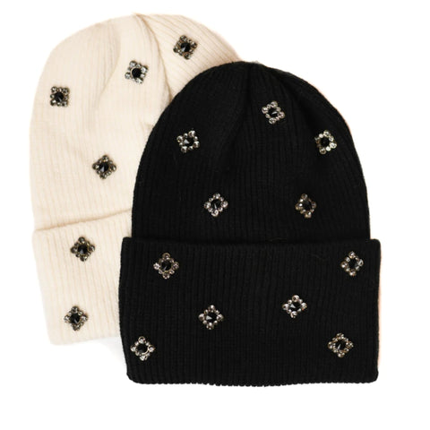 The Luxe Holiday Cuff Beanie by Nicsessories
