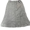Grey Shimmer Midi Maxi Jean Skirt
