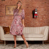 Becky Dress: Dusty Rose Floral