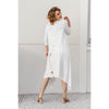 Erina Dress by Mikah: White/Gold
