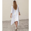 Erina Dress by Mikah: White/Gold
