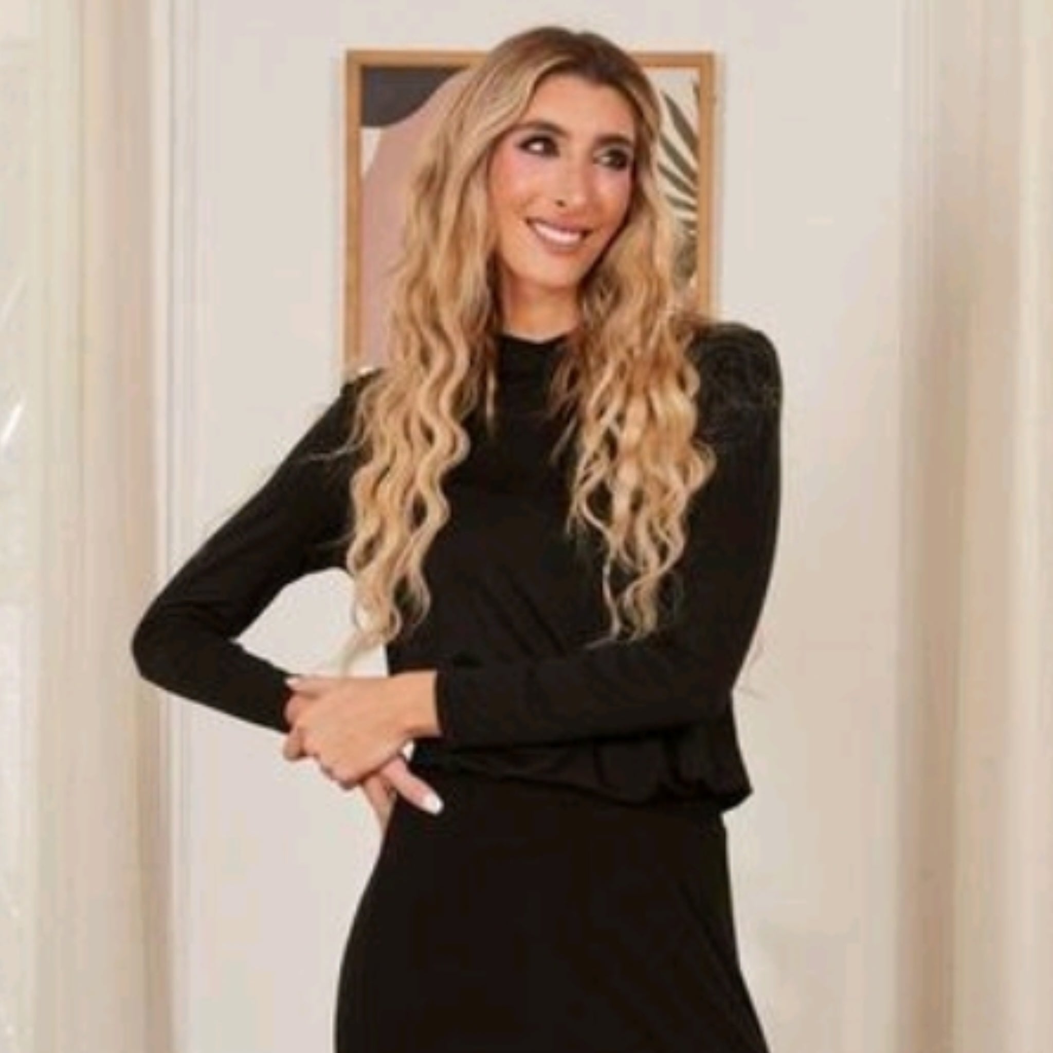 batsheva black dress BATSHEVA Clarice Dress