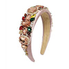 Cushioned Bejeweled Hard Headband