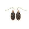 Small Druzy Crystal Earrings