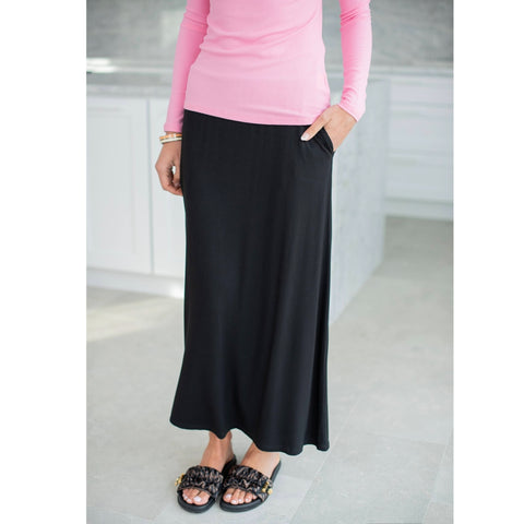 Modal Flowy Maxi Skirt by Maya's