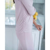 Modal Ruched Tee Ballerina Pink