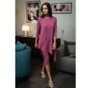 Raspberry Asymmetrical 2 Piece Set by Daniella Faye