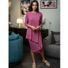 Raspberry Asymmetrical 2 Piece Set by Daniella Faye