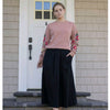Pocket Skirt Ribbed Black by Lilac Teen